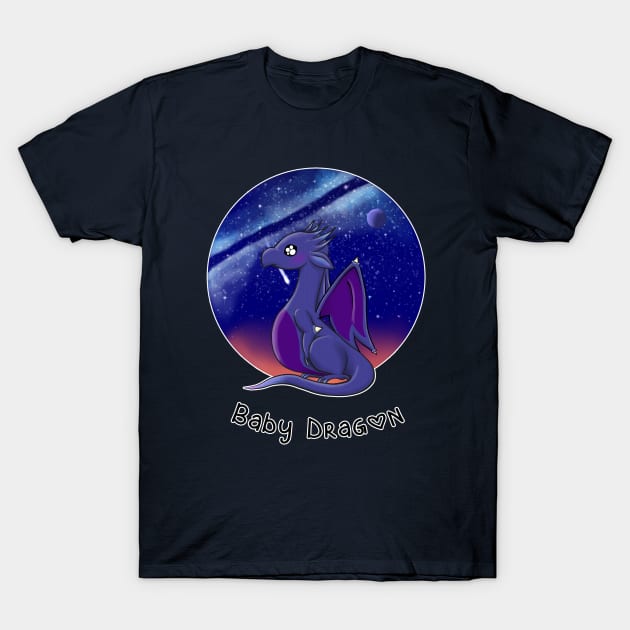 Galaxy Baby Dragon 2 T-Shirt by TreatYourLittle